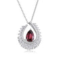 This pendant is made of S925 silver,  featuring an elegant overall look.