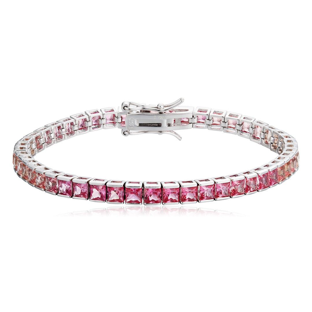 This bracelet, forged from trendy S925 silver, radiates a chic vibe.