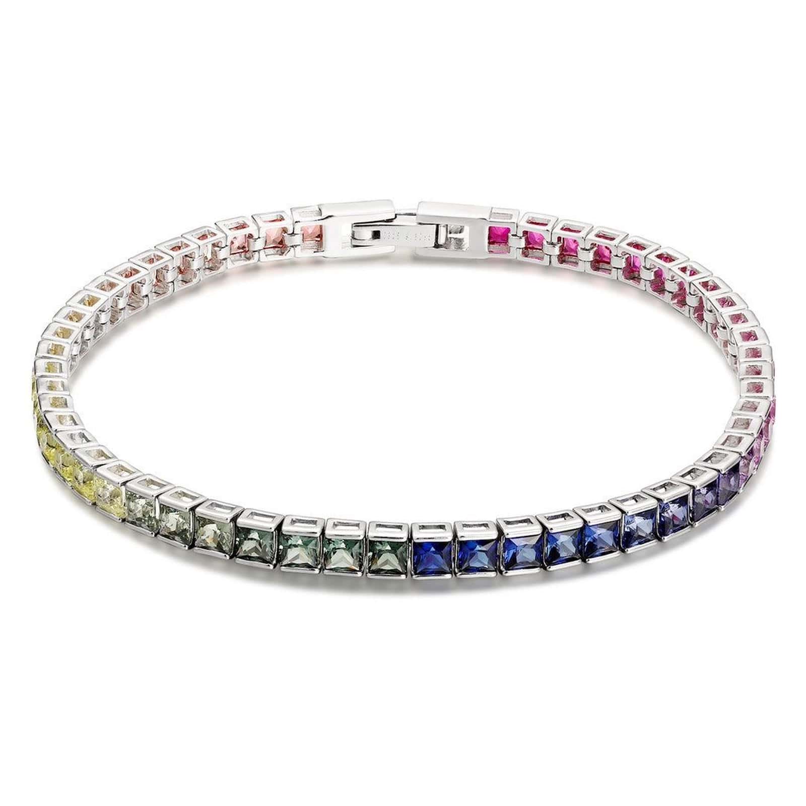 This bracelet is meticulously crafted from S925 silver, exuding exquisite style amidst the shimmering silver light and being 